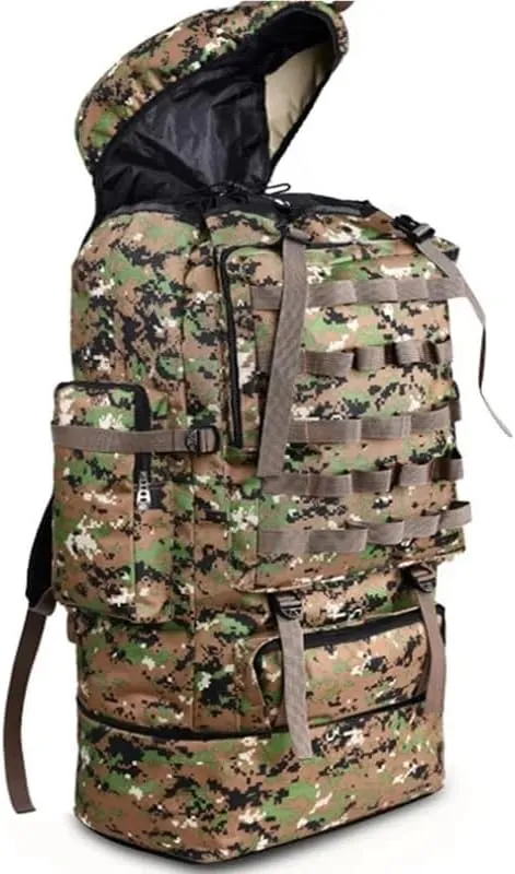 100L Tatical Backpack For Camping Hiking Travel Bags Large Capacity Molle Bag Backpacks Rucksack sac a dos homme(Style B)