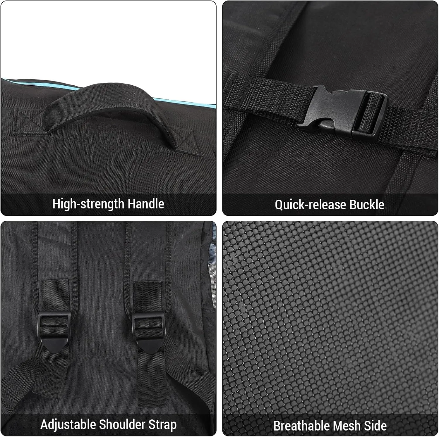 105L/125L Inflatable Paddleboard Bag Durable SUP Board Backpack Bag Large Capacity Stand Up Board Travel Bag Portable Surfboard Backpack for Traveling Surfing Beach Water Sports