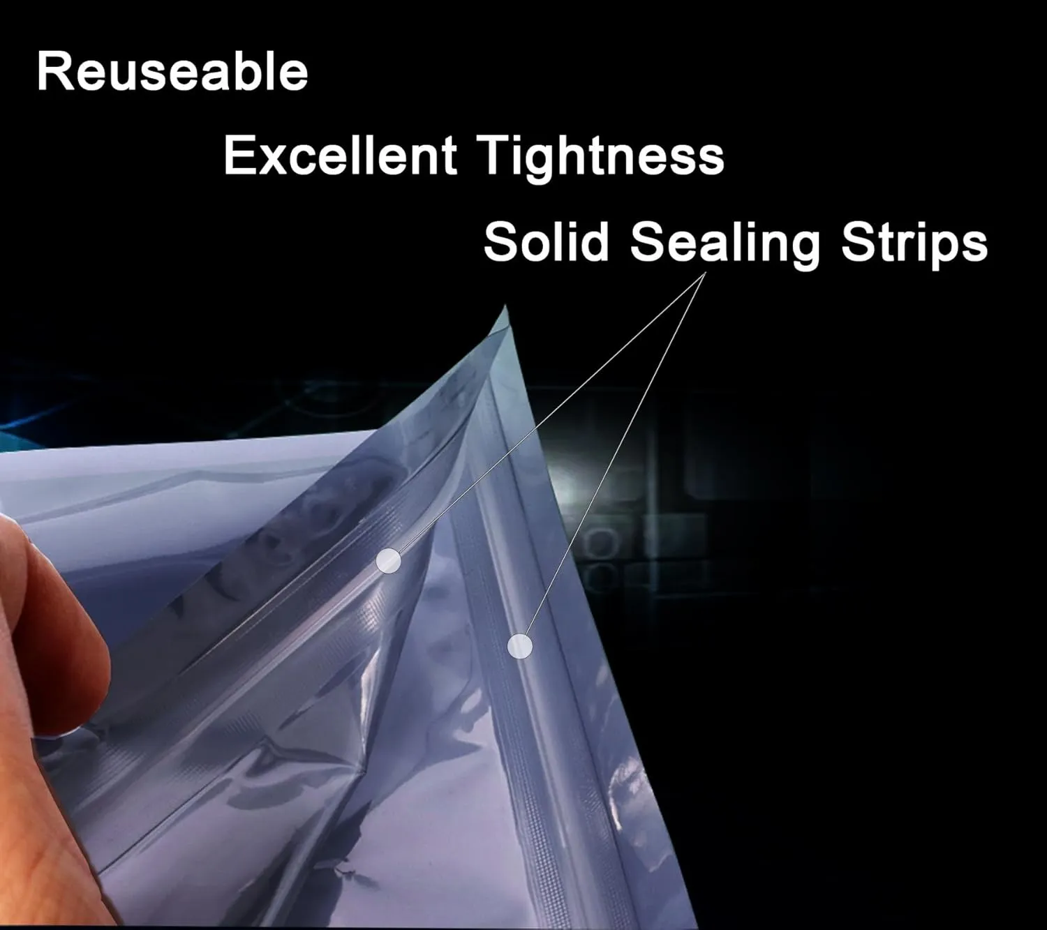 10Pcs Jumbo Antistatic Bags19.69x27.56in Huge Extra Big Resealable Anti-Static Shielding ESD Bag with Sticks for Motherboards, Video Cards, Rams, Processors