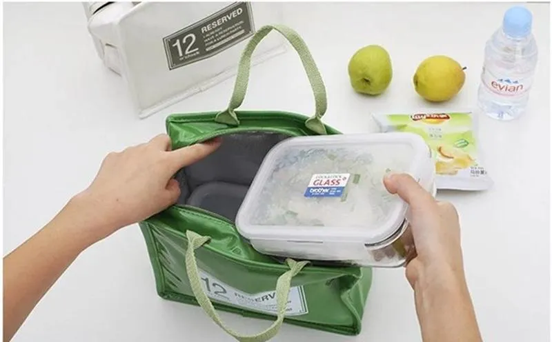 12o’clock Fashion Insulated Lunch Bag (Green) - H00253