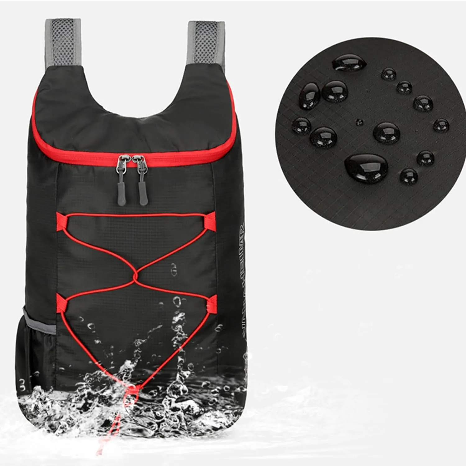 15L Lightweight Packable Backpack for Travel Camping, Outdoor Foldable Hiking Backpacks Water Resistant Daypack for Men Women (Dark Blue)