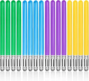 16 PCS Inflatable lightsaber - LIYDE Light Saber Inflatable Sword Toys Party Bags Stocking Stuffers Favors Inflatable Swords for Star Wars Themed Party,Cosplay Party