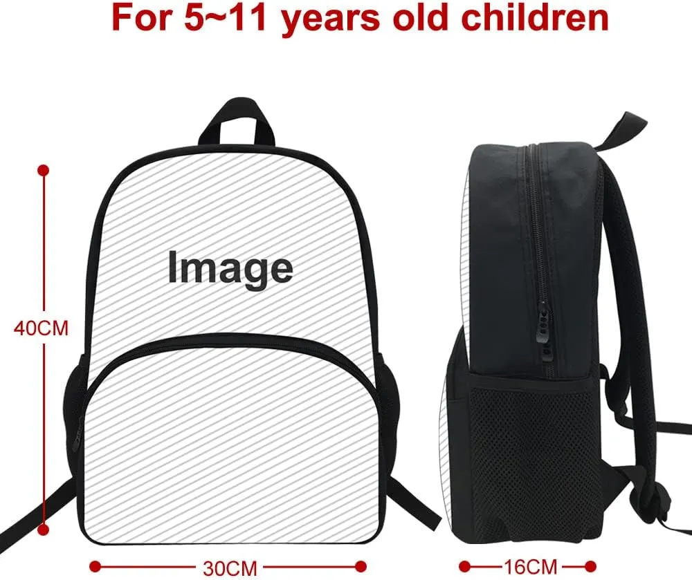 16inch Emperor Penguin Backpack Kids Schoolbag Girls Bookbag (D996c)