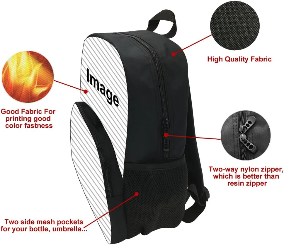 16inch Emperor Penguin Backpack Kids Schoolbag Girls Bookbag (D996c)