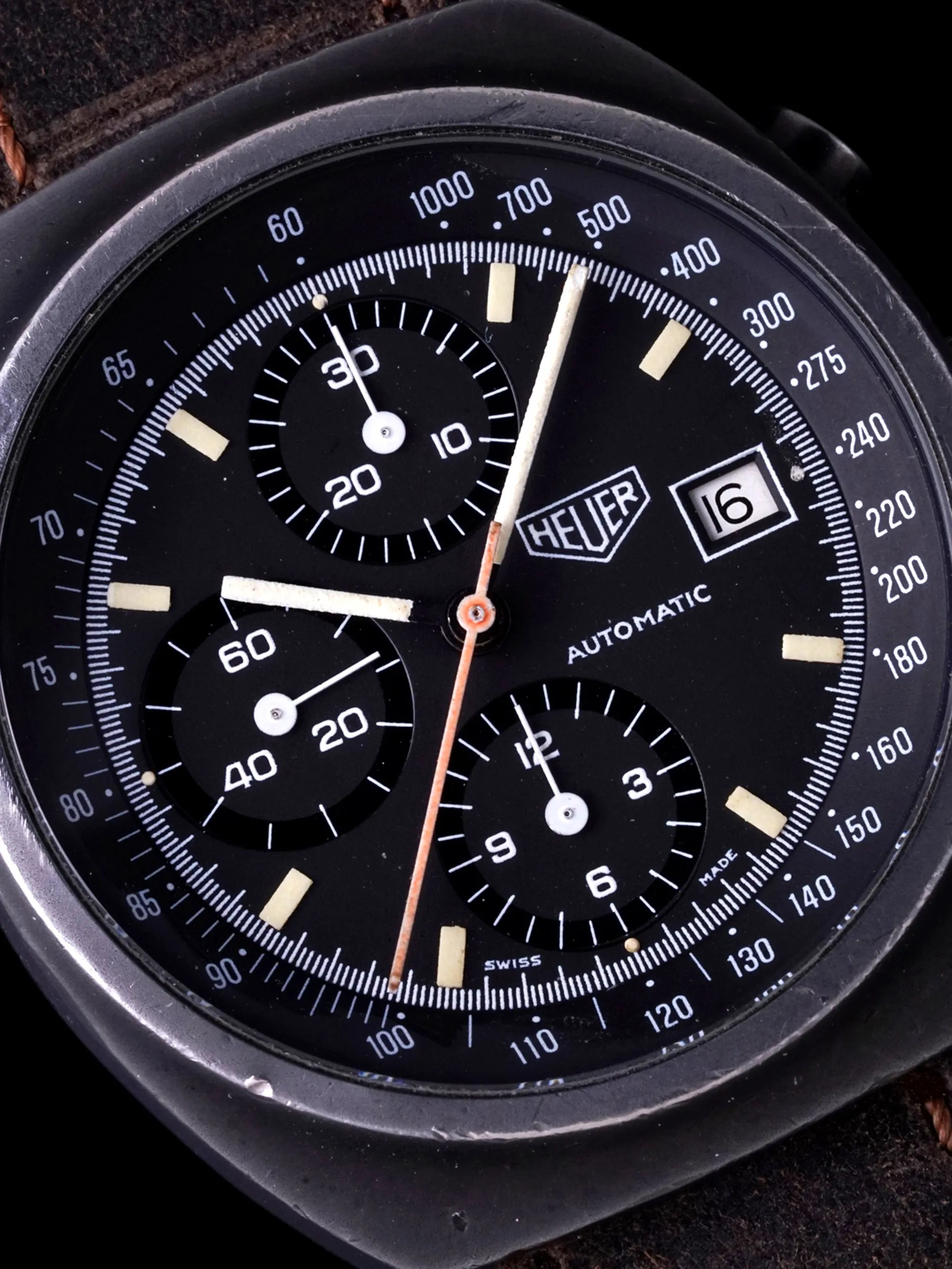 1980s Heuer Automatic Chronograph (Ref. 750.502) Original PVD