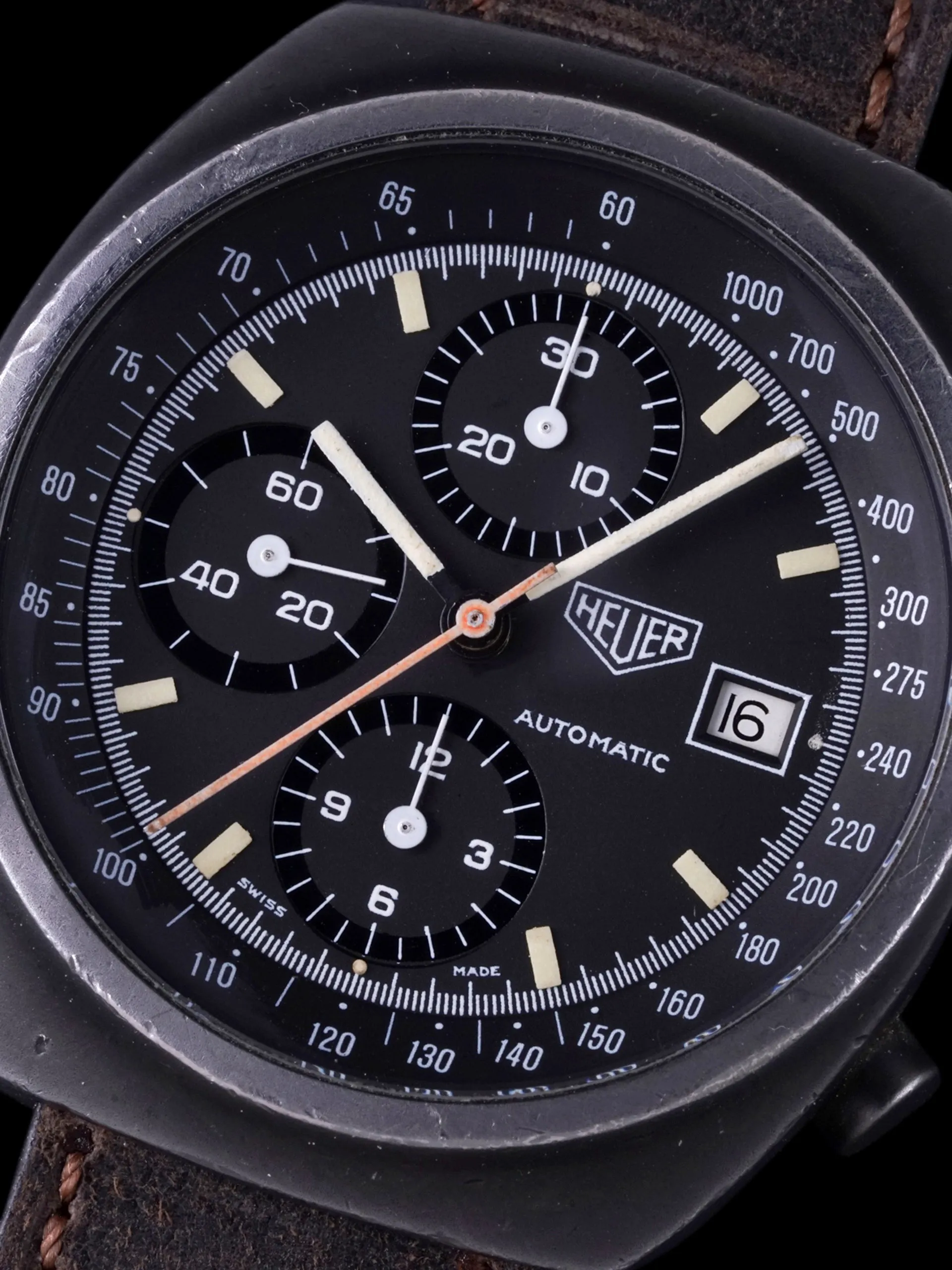 1980s Heuer Automatic Chronograph (Ref. 750.502) Original PVD