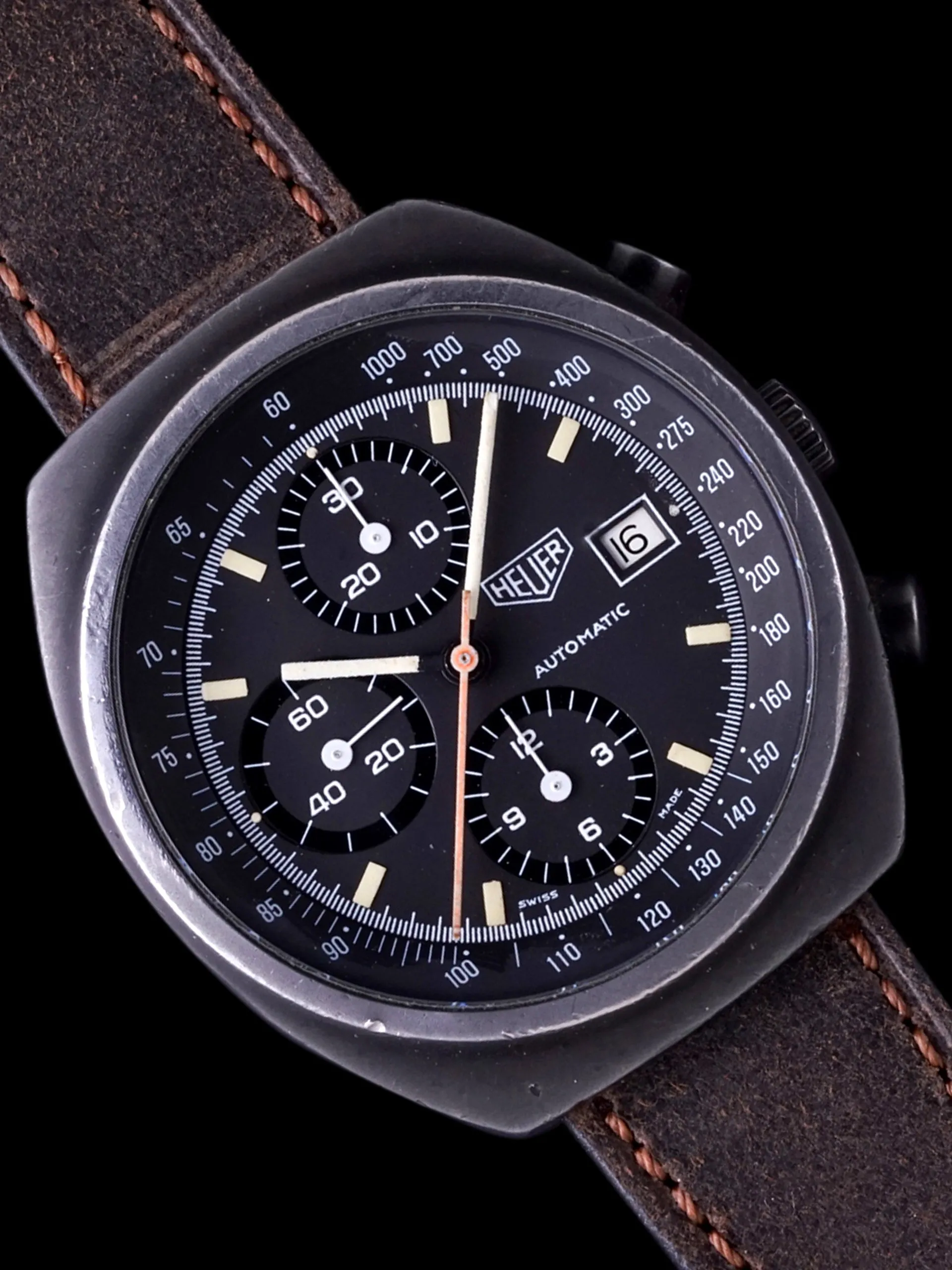 1980s Heuer Automatic Chronograph (Ref. 750.502) Original PVD