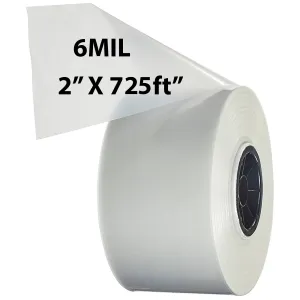 2 inch x 725ft Poly Tubing Roll 6 Mil LDPE Low Density