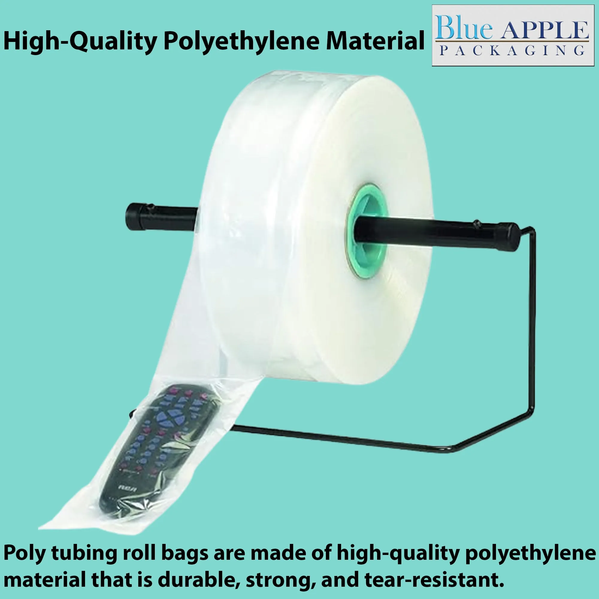 2 inch x 725ft Poly Tubing Roll 6 Mil LDPE Low Density