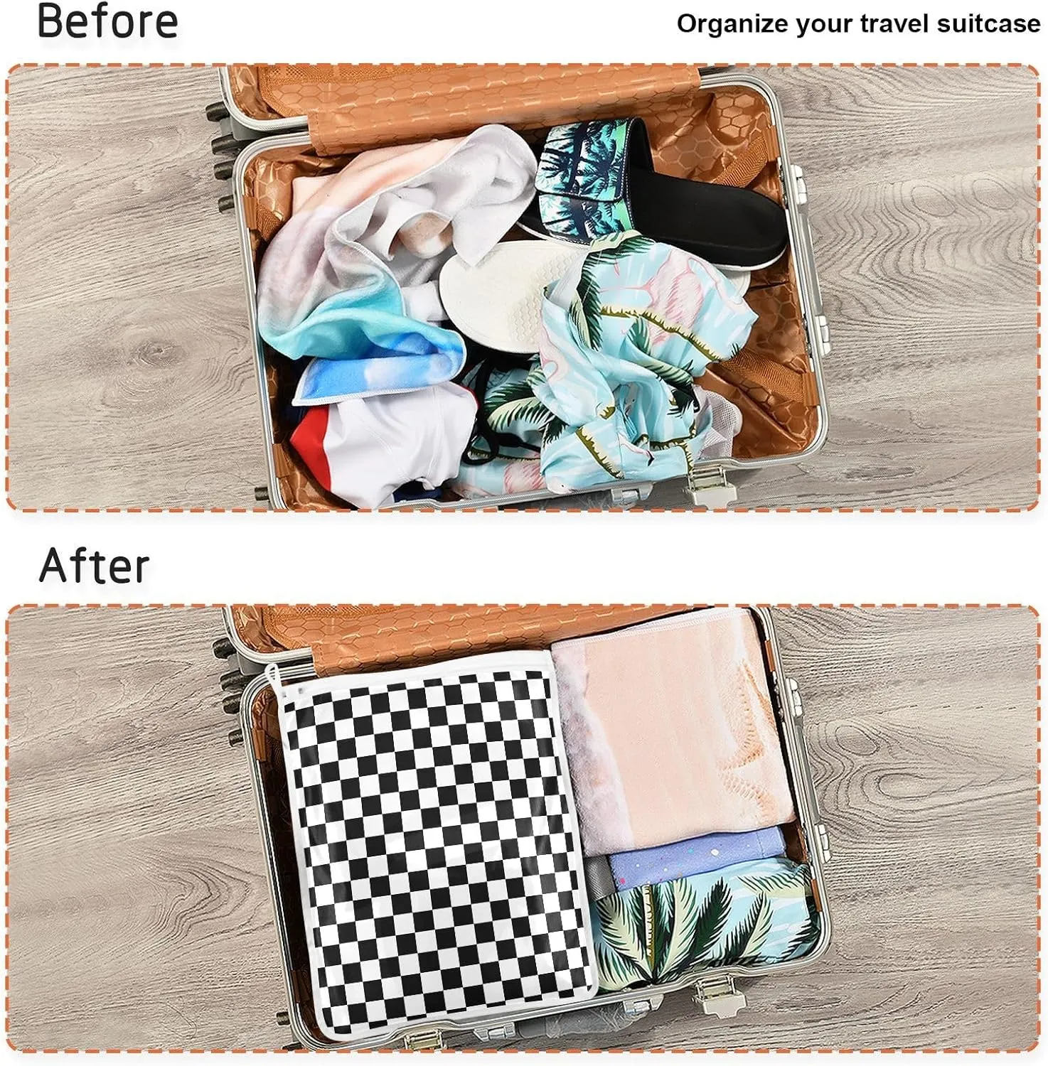 2 Pcs Mesh Laundry Bags Delicates Laundry Bag with Zipper Dirty Clothes Travel Bag,for Laundry Washing Machine Bra Hosiery Underwear Black White Plaid Pattern