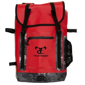 20L Dry Gear Backpack - Red Hot/Viper Urban