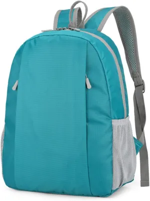 20L Small Hiking Backpack,Foldable Hiking Backpacks Water Resistant Compact Folding Daypack for Travel Camping Outdoor(Lake blue)
