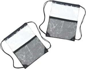 2pcs Mesh Drawstring Bag Beach Bag for Girls Dance Waterproof Mesh for Gym Swimming and Outdoor Use
