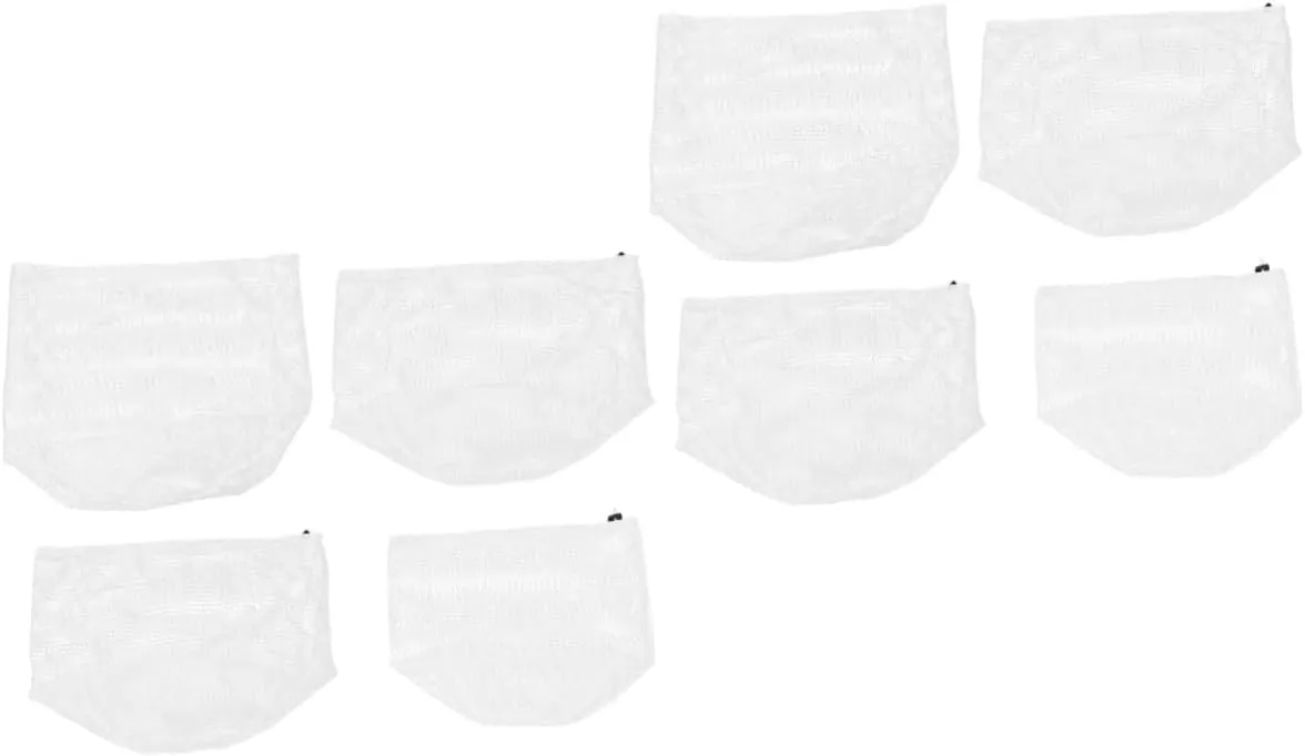 2sets 4pcs Travel Mesh Laundry Bags Heavy Duty Drawstring Wash Bags for College Dorms Home Protects Clothes Lightweight Storage 4pcs*2