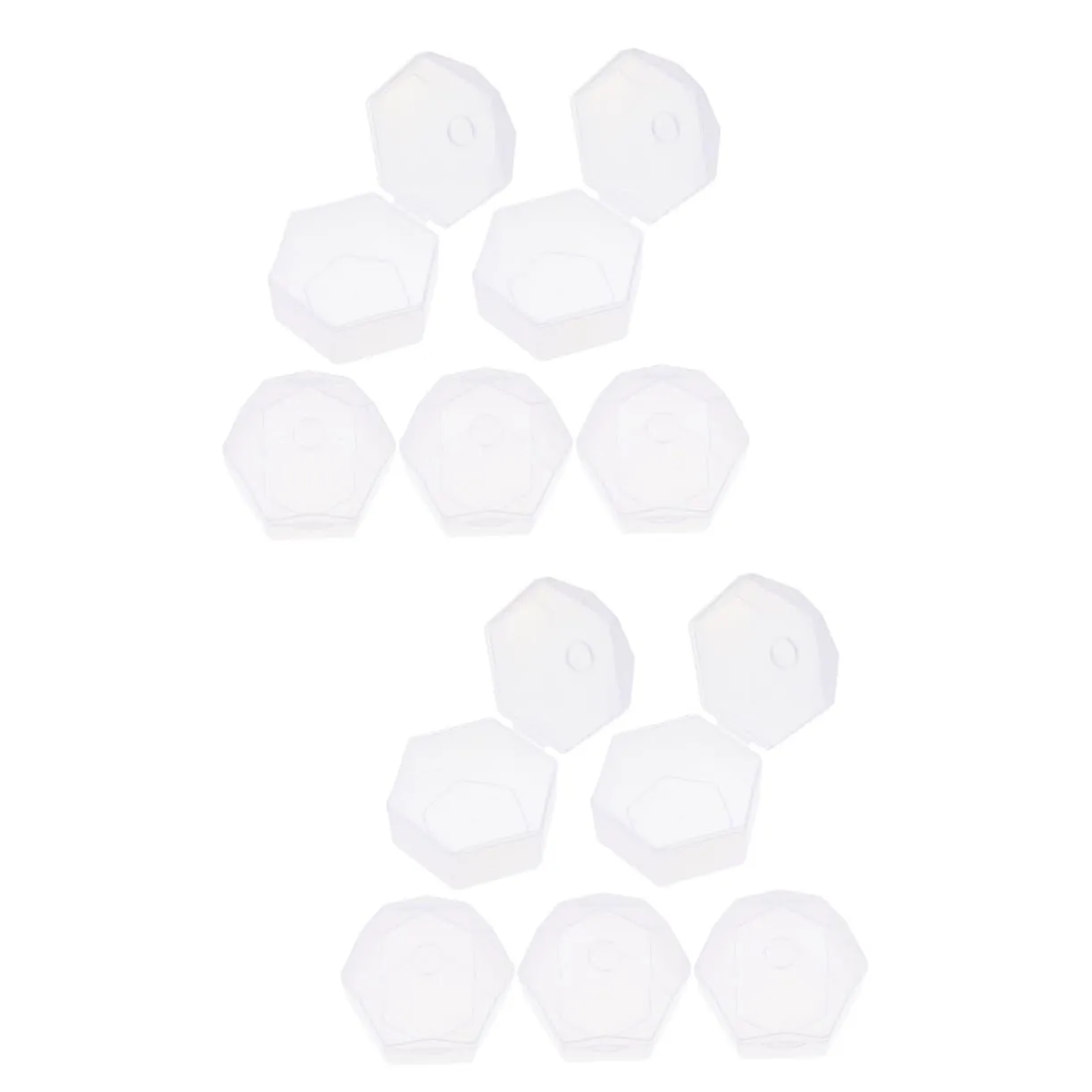 2sets 5pcs Pacifier Storage Case for Pacifiers and Durable and Easy to Store Diaper Bags Strollers for Moms 5pcs*2