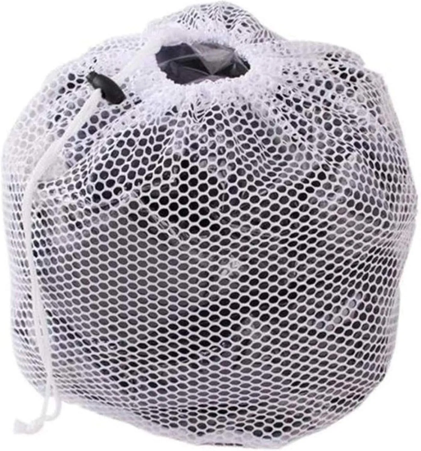 3 Pcs Commercial Mesh Laundry Bag - 20" x 28" - Sturdy white Mesh Material With Drawstring Closure. Ideal Machine Washable Mesh Laundry Bag For Factories, College, Dorm and Apartment Dwellers