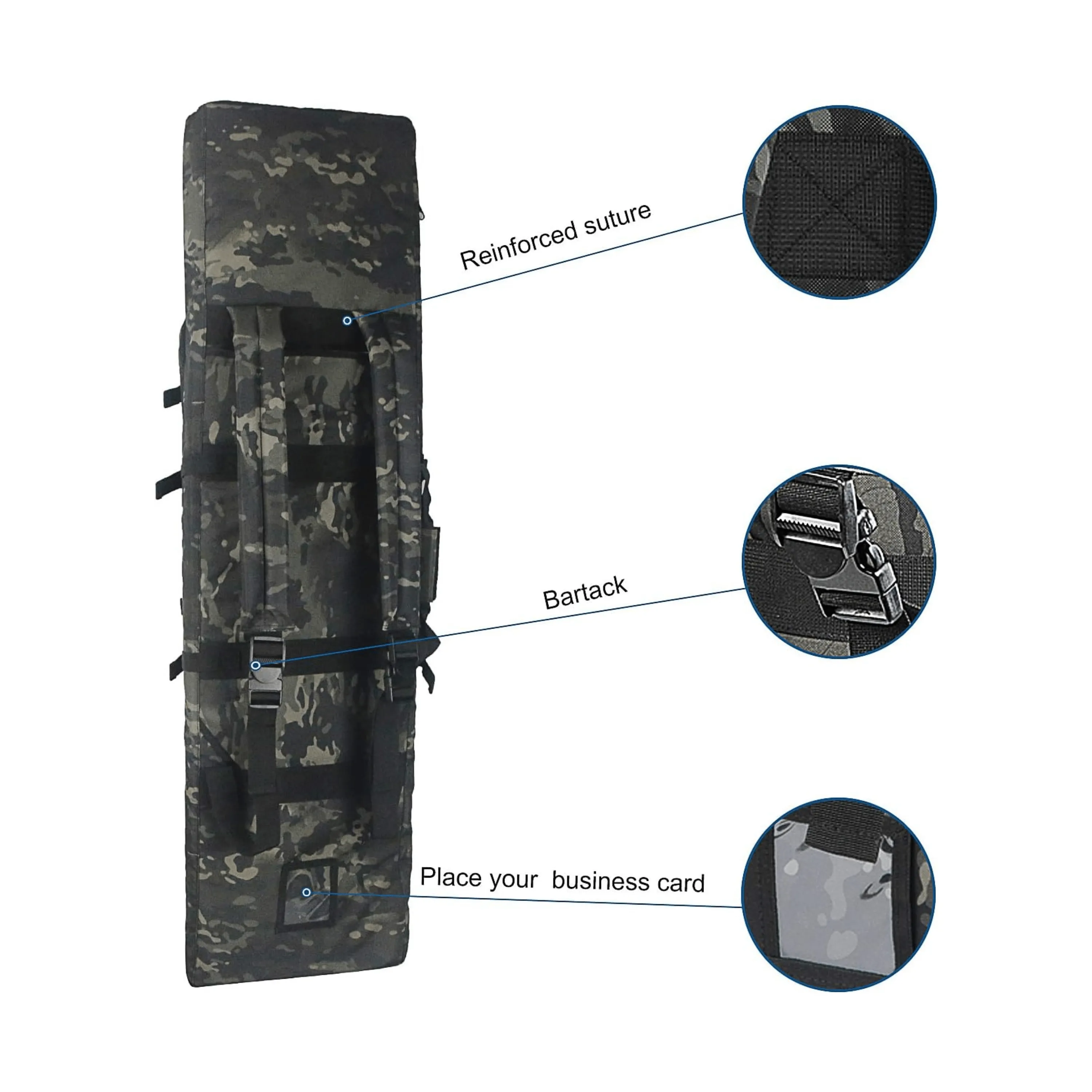 38-Inch Rifle Carry Bag - Duffle Backpack Comfortable Rifle Transportation
