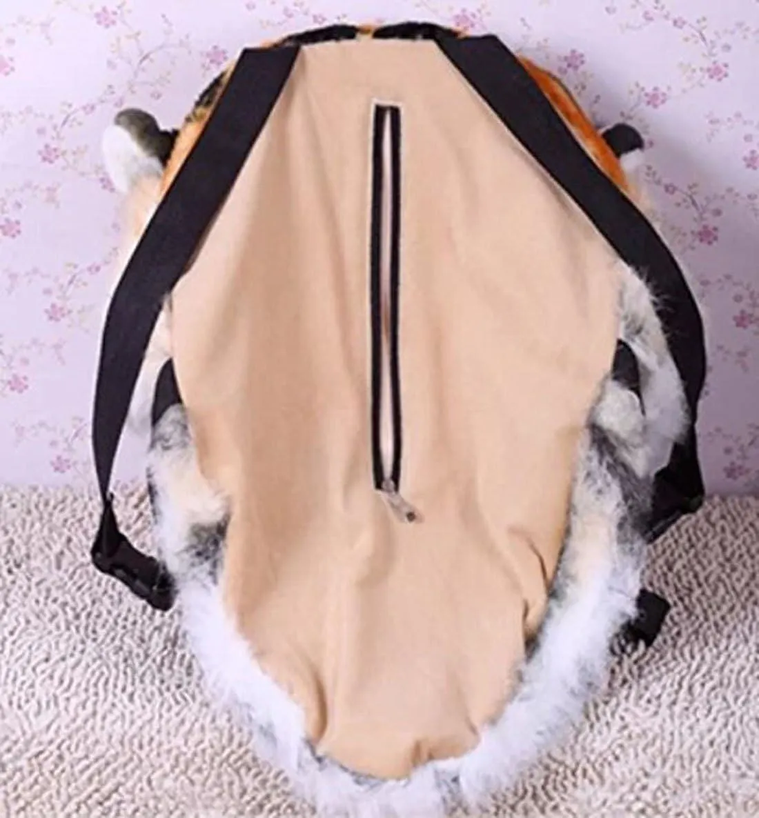 3D Animal Head Backpack Bag Backpack tiger/Lion/leopard/black bear Head Backpack Bag Knapsack and Wall Mount (tiger yellow)