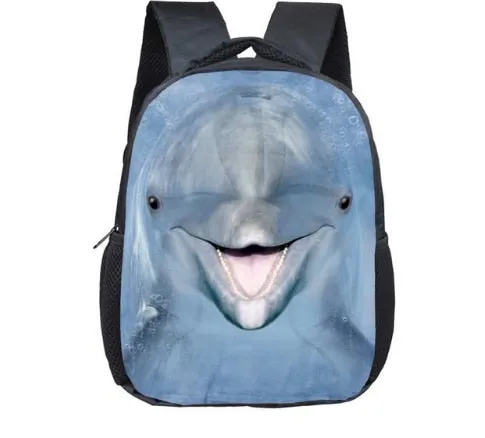 3D Shark School  Bag