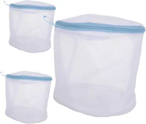 3Pcs Mesh Laundry Bags Underwear Wash Bags for Lightweight Laundry Storage Prevents Snagging Tangling for Travel Home Use
