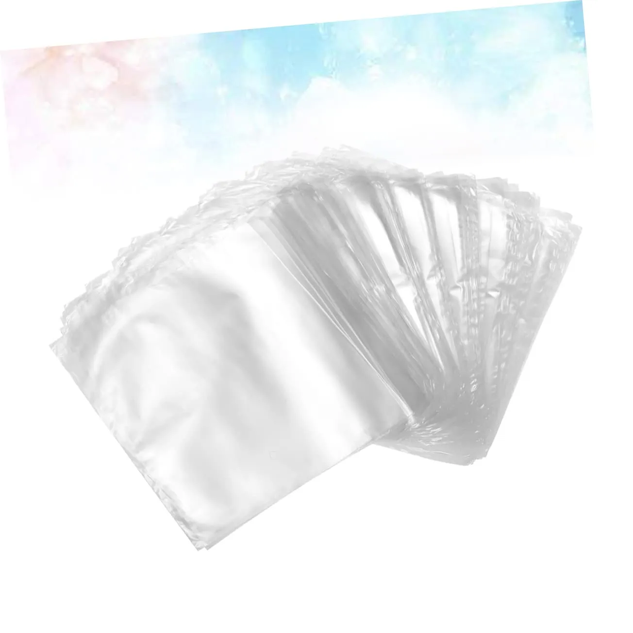 3sets Heat Shrink Wrap Bags for Soap Bath Waterproof Sealing Bags High Shrinkage Rate Small for Homemade Soaps Beauty Products 100pcs*3