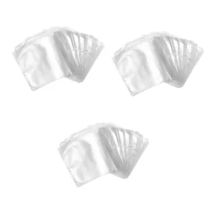 3sets Heat Shrink Wrap Bags for Soap Bath Waterproof Sealing Bags High Shrinkage Rate Small for Homemade Soaps Beauty Products 100pcs*3