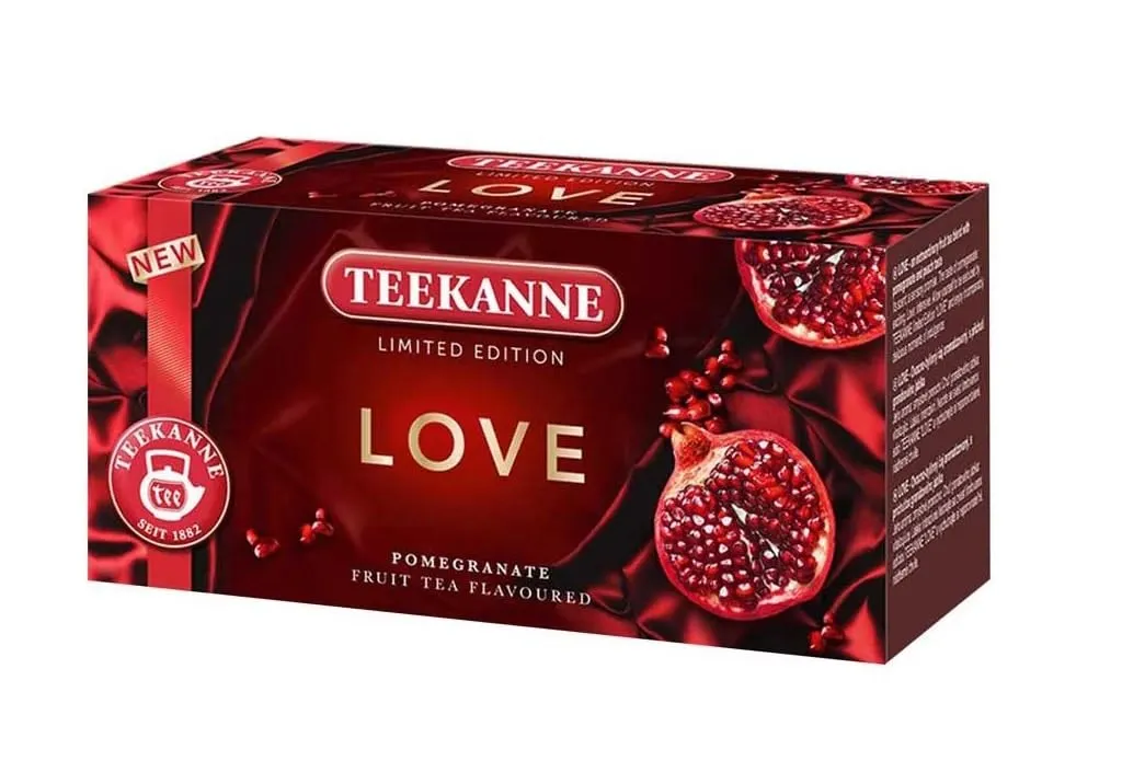 3x Teekanne Love Pomegranate (each box 20 tea bags)