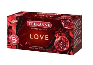 3x Teekanne Love Pomegranate (each box 20 tea bags)