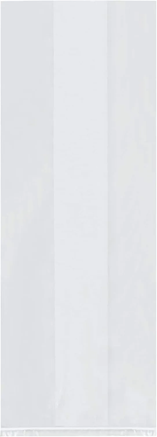 4 x 2 3/4 x 9" - 1.5 Mi Gusseted Polypropylene Bags