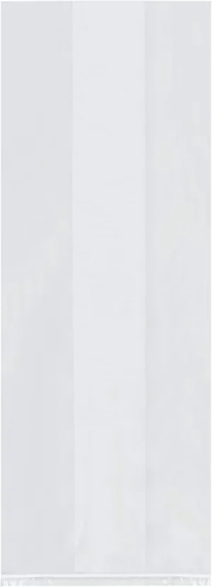 4 x 2 3/4 x 9" - 1.5 Mi Gusseted Polypropylene Bags