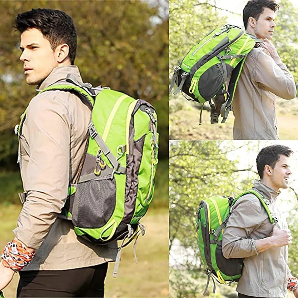 40L Outdoor Sports Backpack Hiking Backpack Laptop Daypack Hiking Mountaineering Backpack for Climbing Camping Trip (Color : H)