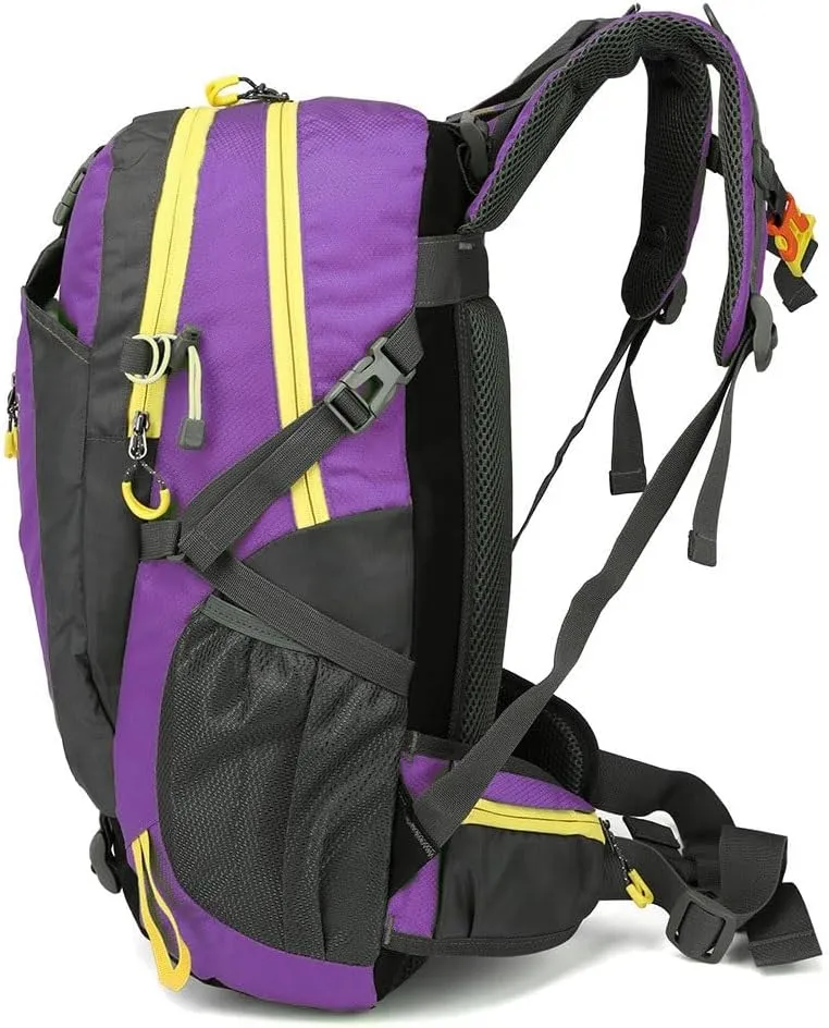 40L Outdoor Sports Backpack Hiking Backpack Laptop Daypack Hiking Mountaineering Backpack for Climbing Camping Trip (Color : H)