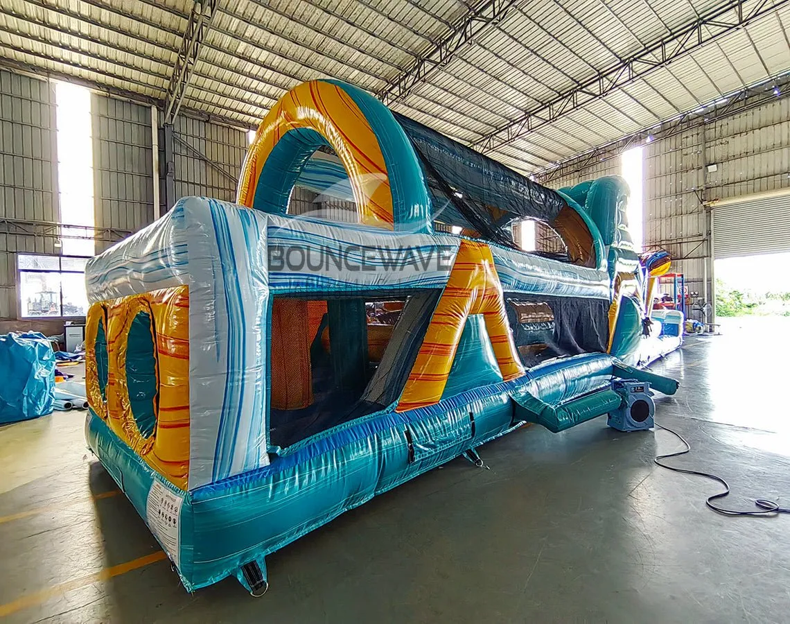 46ft Surf's Up Hybrid Inflatable Obstacle Course