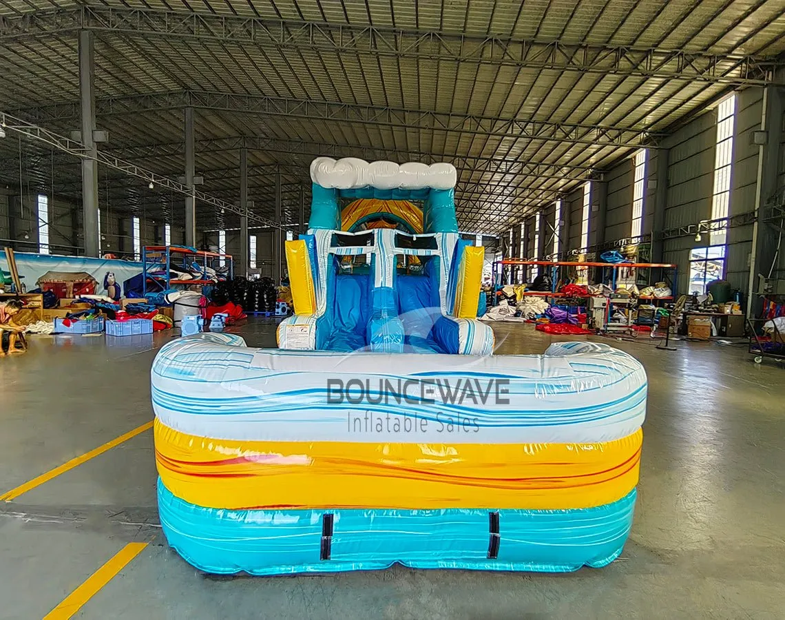 46ft Surf's Up Hybrid Inflatable Obstacle Course