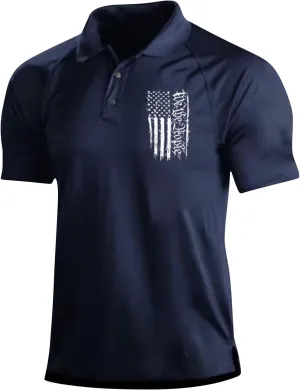 4th of July Shirts Loose Printed Lapel Down Polo Shirt Lightweight Quick Dry Soft Summer Short Sleeve Workout Tees