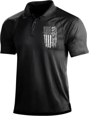 4th of July Shirts Loose Printed Lapel Down Polo Shirt Lightweight Quick Dry Soft Summer Short Sleeve Workout Tees