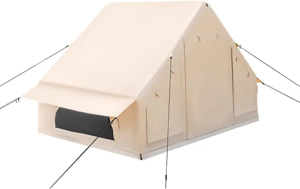 5-8 Person Cabin Tent Inflatable Camping Tent Glamping Tents, Easy Setup Outdoor Oxford Tents, Inflatable House Tent