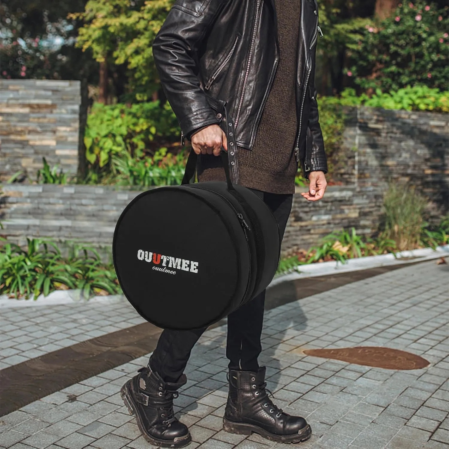 5 Piece 10mm Padded Drum Bag Set for 12" Tom, 13" Tom, 14" Snare, 16" Floor Tom, 22" Bass Drum Carrying Cases Cover