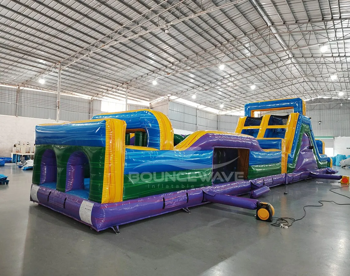 62ft Goombay 2-Piece Wet/Dry Inflatable Obstacle Course