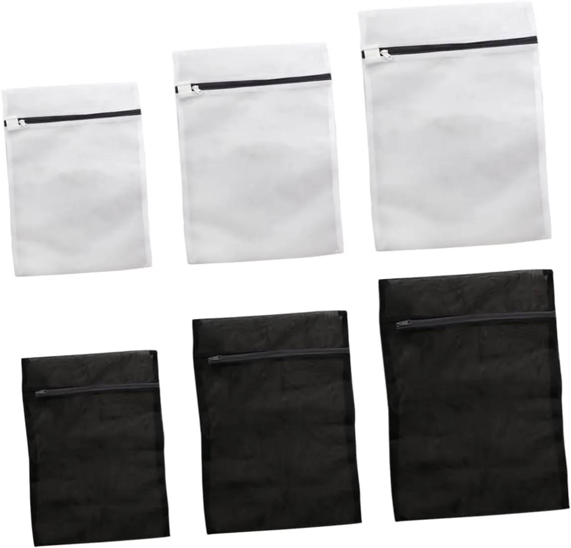 6pcs Laundry Bag Set Mesh Washing Garment Bag Large Mesh for Delicate Wash Lingerie Activewear