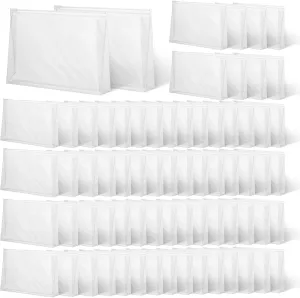 70-Pack Mini Clear Makeup Bag Organizer Pouches - Small PVC Waterproof Cosmetic Bags with Zippers - Plastic Travel Toiletry Bags for Makeup and Accessories