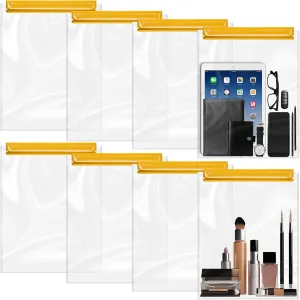 8 Pack Clear Waterproof Bags Large Water Tight Pouch Dry Bags 10 x 13 inches Waterproof Phone Cases Boating Pouch Holder for iPhone iPad Maps Camera Swimming Kayaking Hiking Fishing Beach