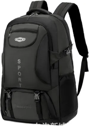 85L Extra Large Waterproof Hiking Camping 18.4In Laptop Travel Backpack for Camping Climbing Touring Lightweight Outdoor Sport Daypack Huge Backpack(Grey)