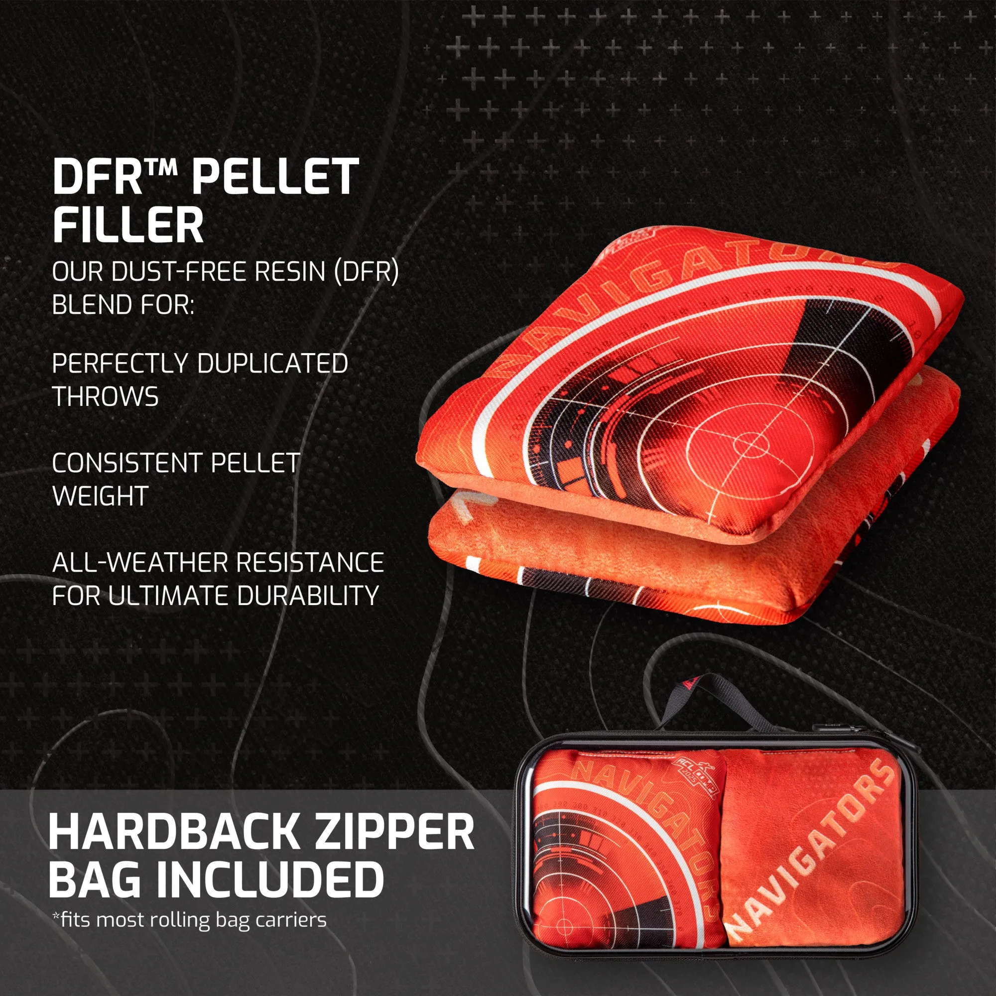 ACL® COMP Green Navigator Cornhole Bags