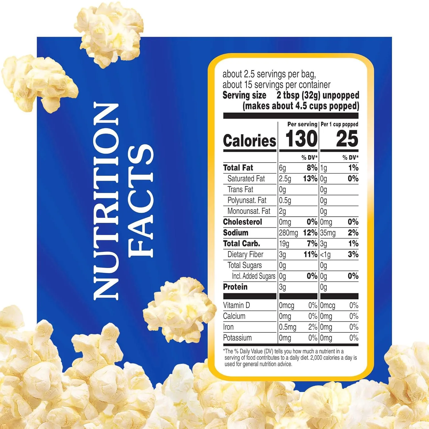 ACT II Butter Microwave Popcorn, 6-Count 2.75-oz. Bags (Pack of 6)