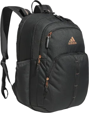 adidas Prime Backpack for Work, Travel Bag for Women and Men with Padded Compartment for Laptop, Carbon Grey/Rose Gold/2, One Size