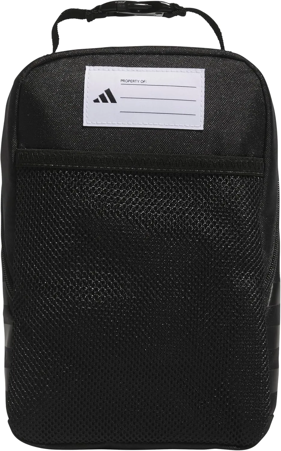 adidas Santiago Bag Cooler, Insulated Food Container, Adult Lunch Boxes for Women and Men with Mesh Pocket, Black/Gold Metallic/3.0, One Size