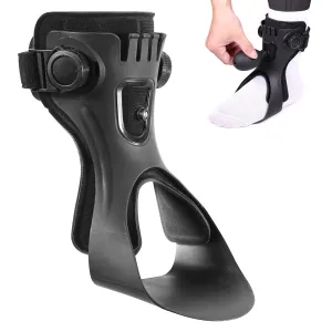 AFO Foot Drop Brace,Medical Ankle Foot Orthosis for Hemiplegia Stroke Varus Walking Support Shoes,Ankle Brace Stabilizer with Inflatable Airbag (Left, X-Large)