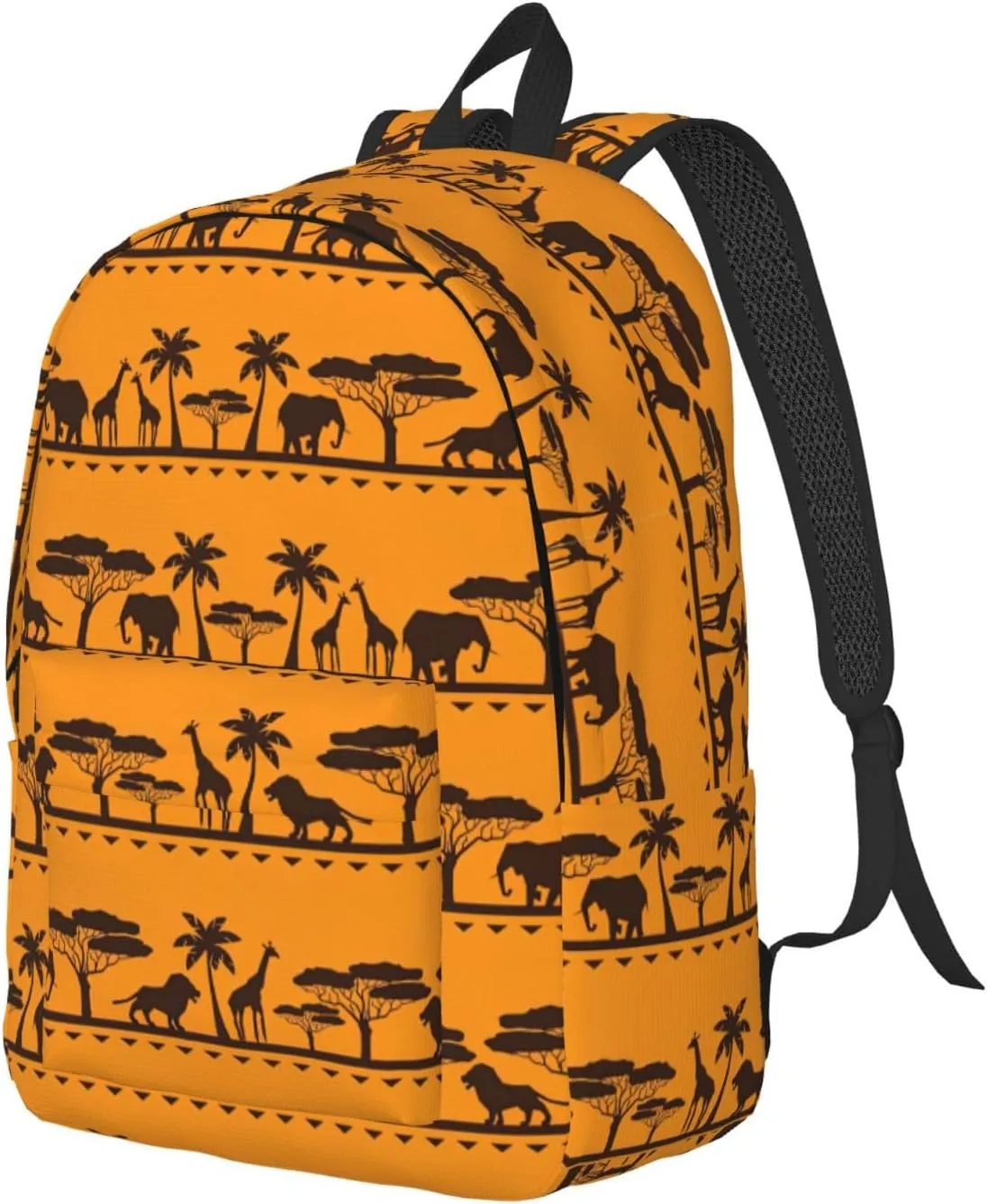 African Animals Canvas Casual Lightweight Duffel Bag, Fashion Duffel Bag, Casual Daypack, Unisex Travel Backpack