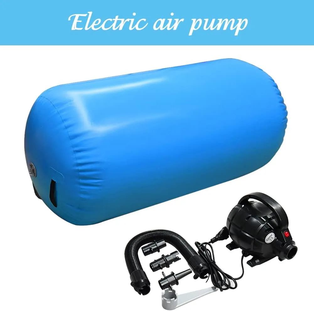 Air Barrel Back Roller Inflatable Tumbling Mat with Electric Pump,Tumble Track Gymnastic Equipment Exercise Mats for Home Use,Gym Training,Cheer leading,Yoga…